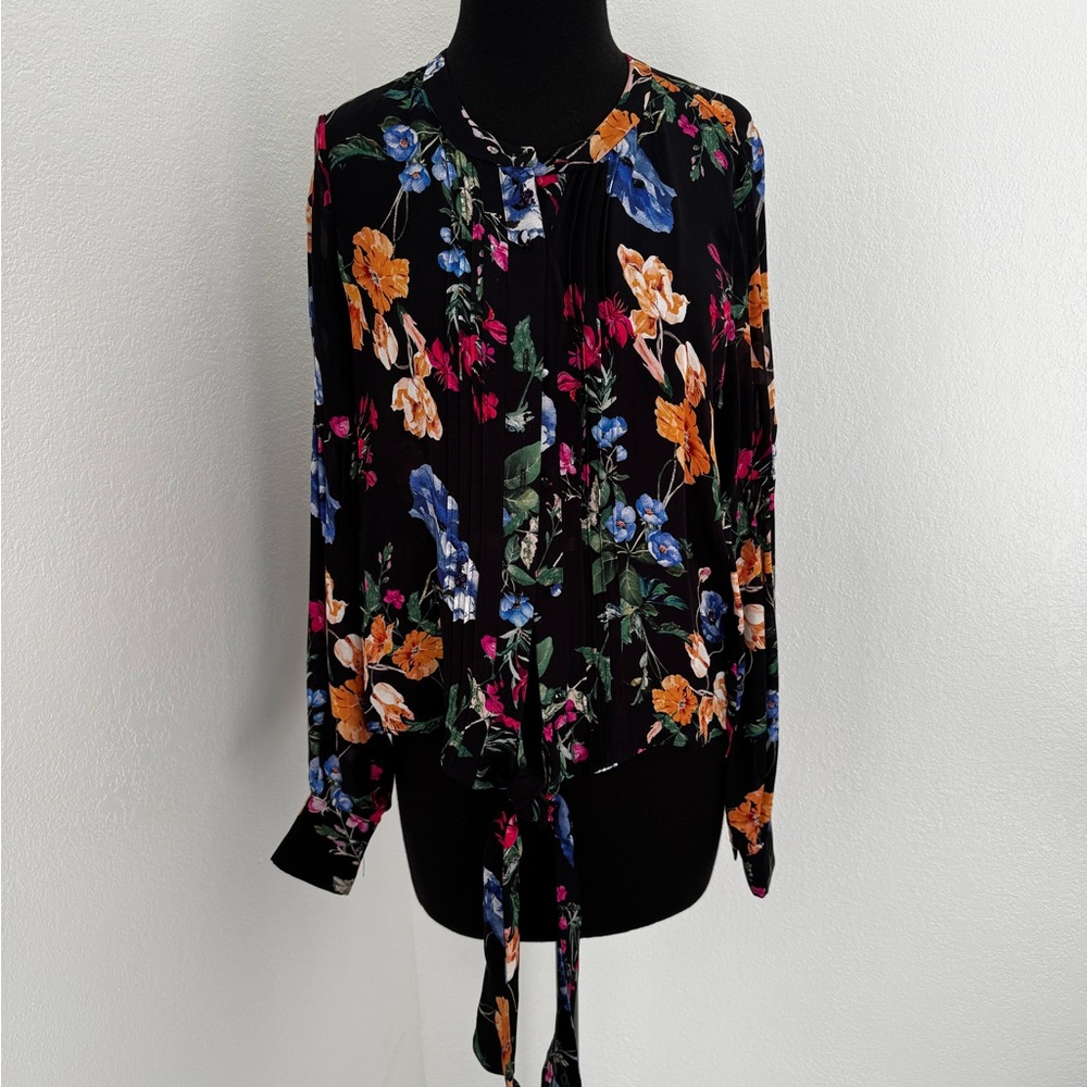 Parker Floral Black Blouse